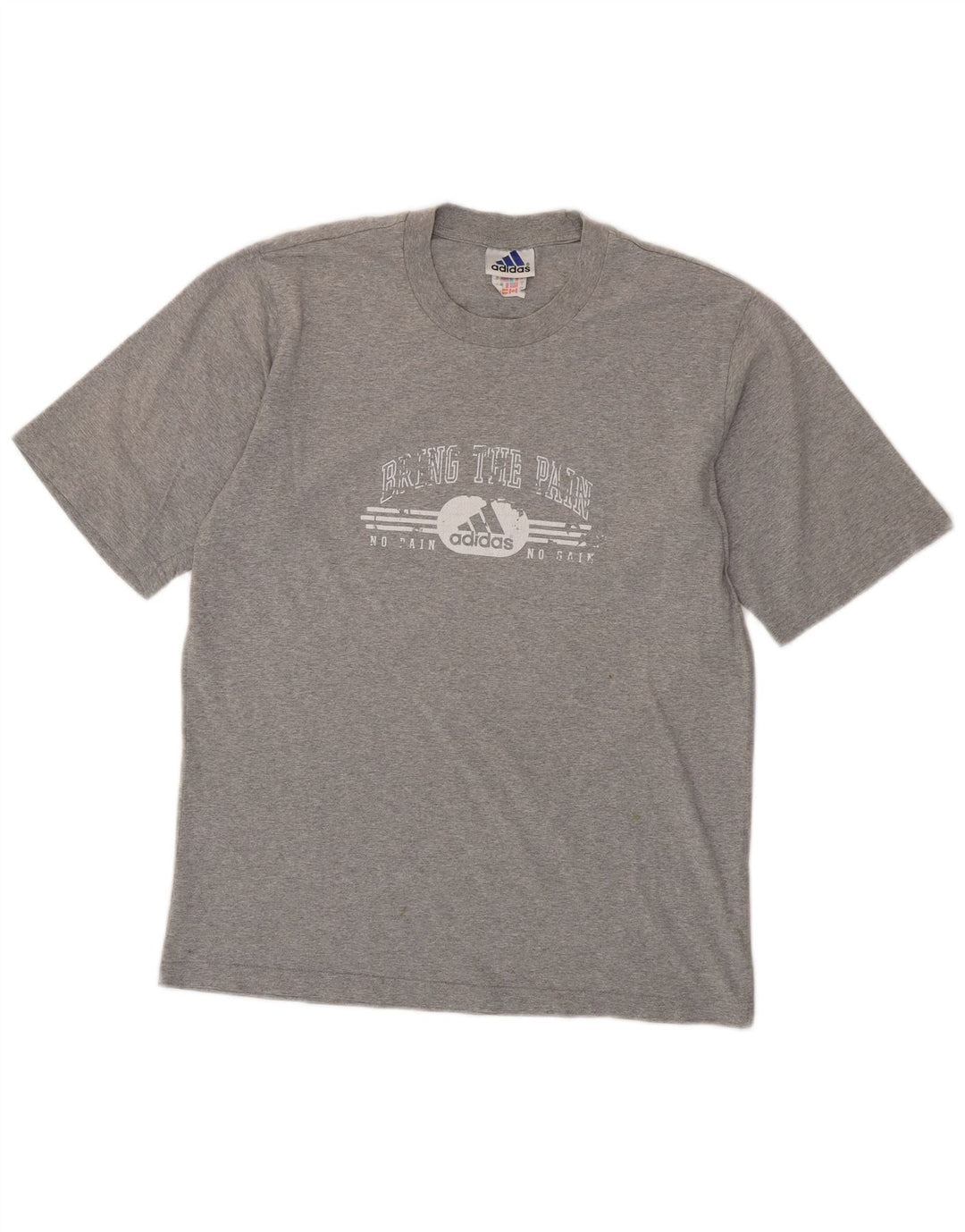 ADIDAS Camiseta gráfica para hombre Top Small Grey Cotton