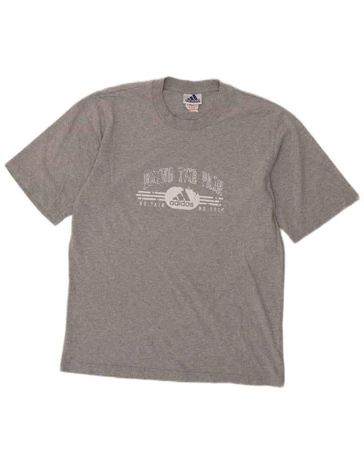 ADIDAS Camiseta gráfica para hombre Top Small Grey Cotton