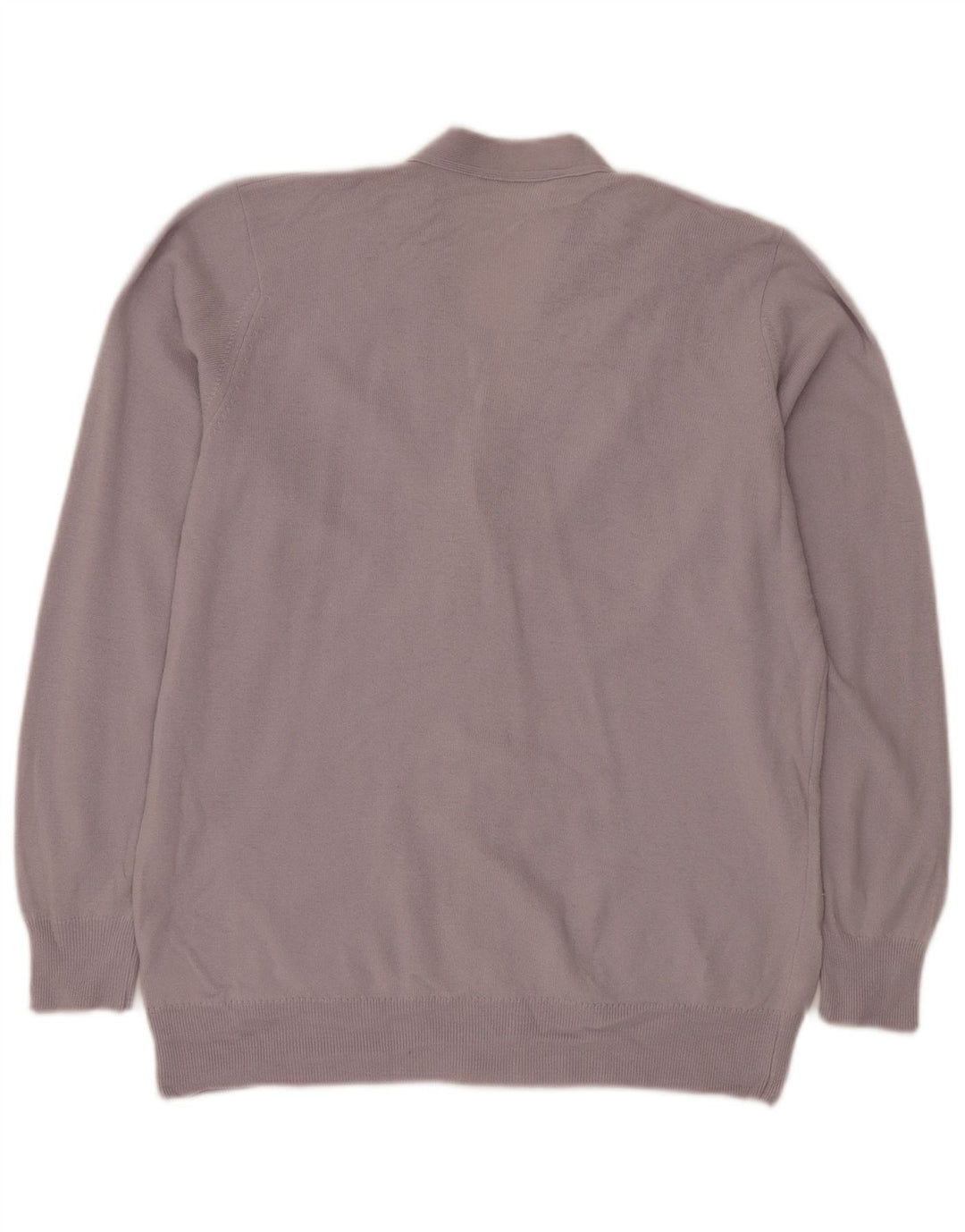 Jaeger Cárdigan para mujer, talla 44, lana de cordero mediana, color morado
