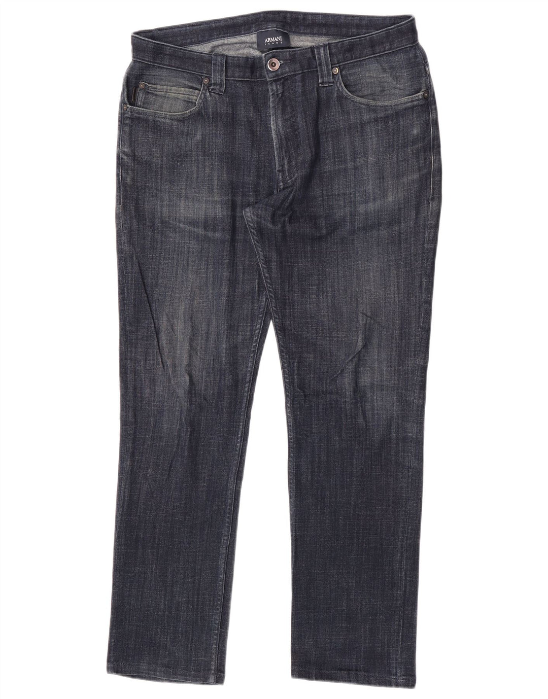 Vaqueros Armani Hombre Rectos W33 L29 Algodón Azul