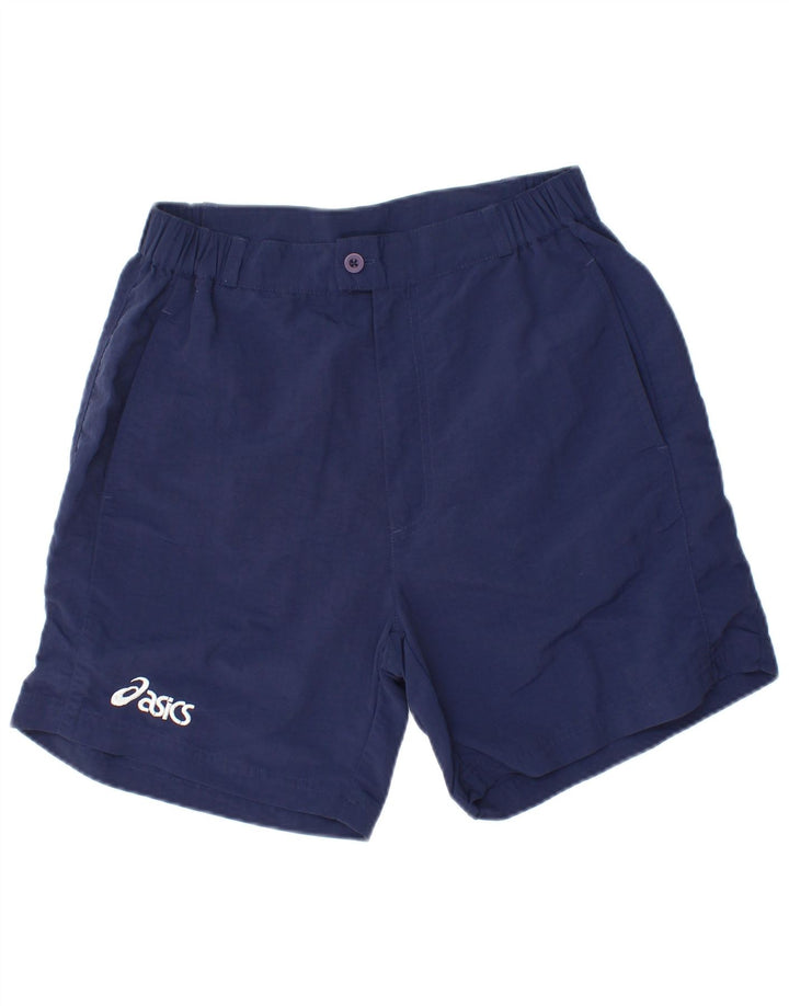 Pantalones cortos chinos ASICS para mujer medianos W28 azul marino poliamida