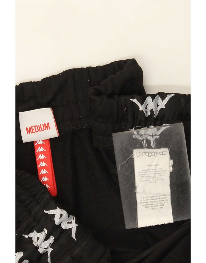 Kappa Hombre Pantalones De Chándal Gráfico Joggers Medium Negro Poliéster