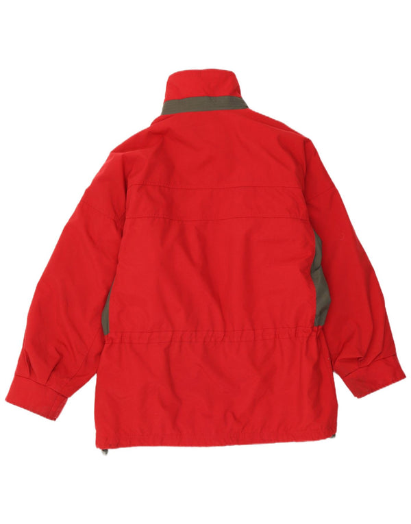 Columbia Chaqueta de esquí holgada para hombre UK 38 Medium Red Colourblock Nylon