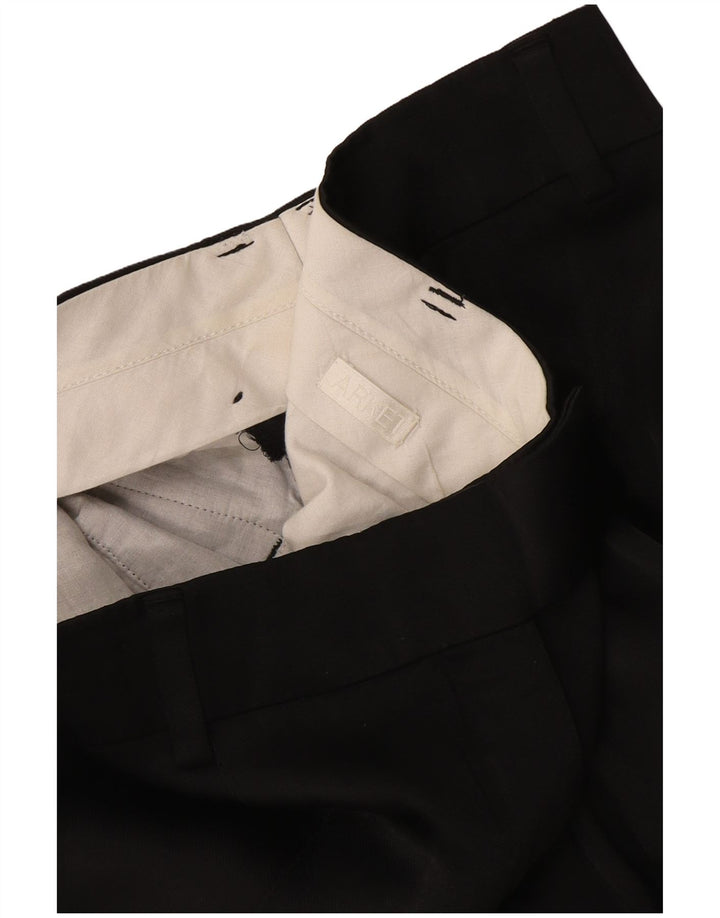 Pantalón De Traje Recto Arket Mujer W28 L29 Negro