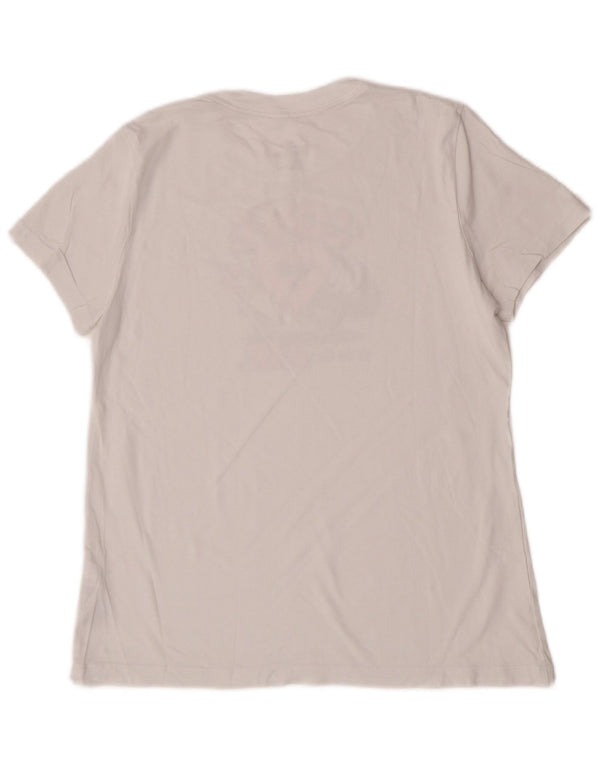 Nike - Camiseta gráfica para mujer, talla 40, algodón blanco mediano