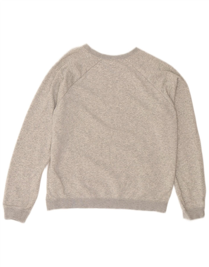 Nike - Sudadera de gran tamaño con gráfico para mujer, talla 10, algodón gris pequeño