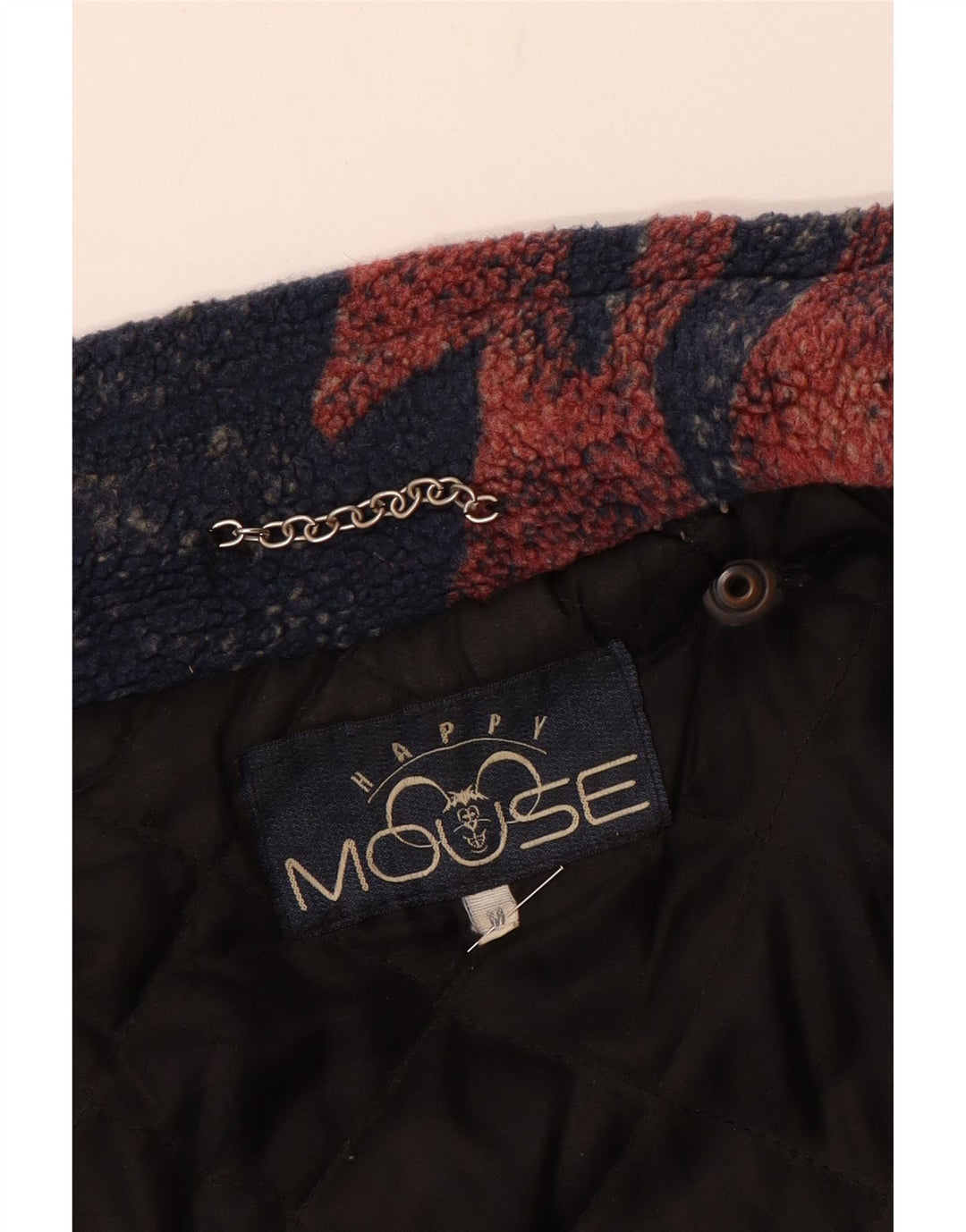 Vintage hombres chaqueta de lana Reino Unido 38 medio azul marino rayas