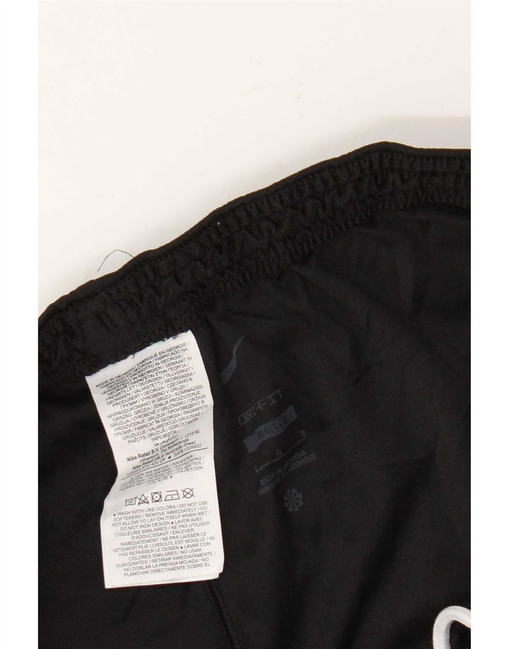 Nike Pantalones cortos deportivos Dri Fit Slim para hombre, poliéster negro grande
