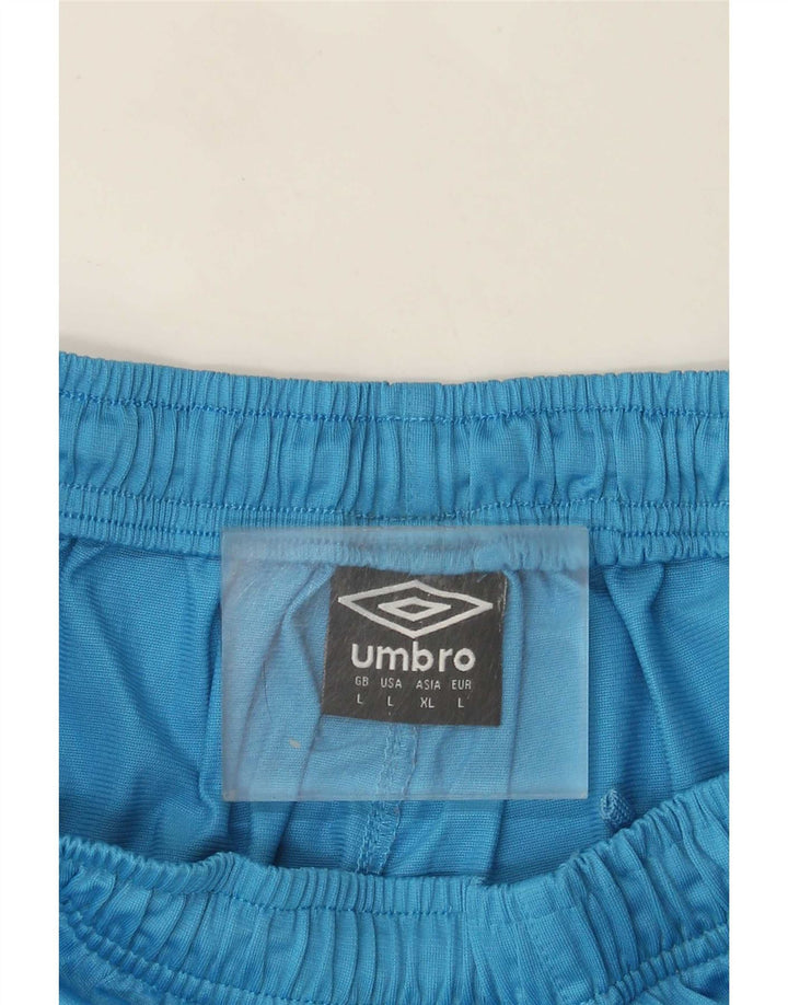 Pantalones cortos deportivos Umbro para hombre, color azul grande, color block