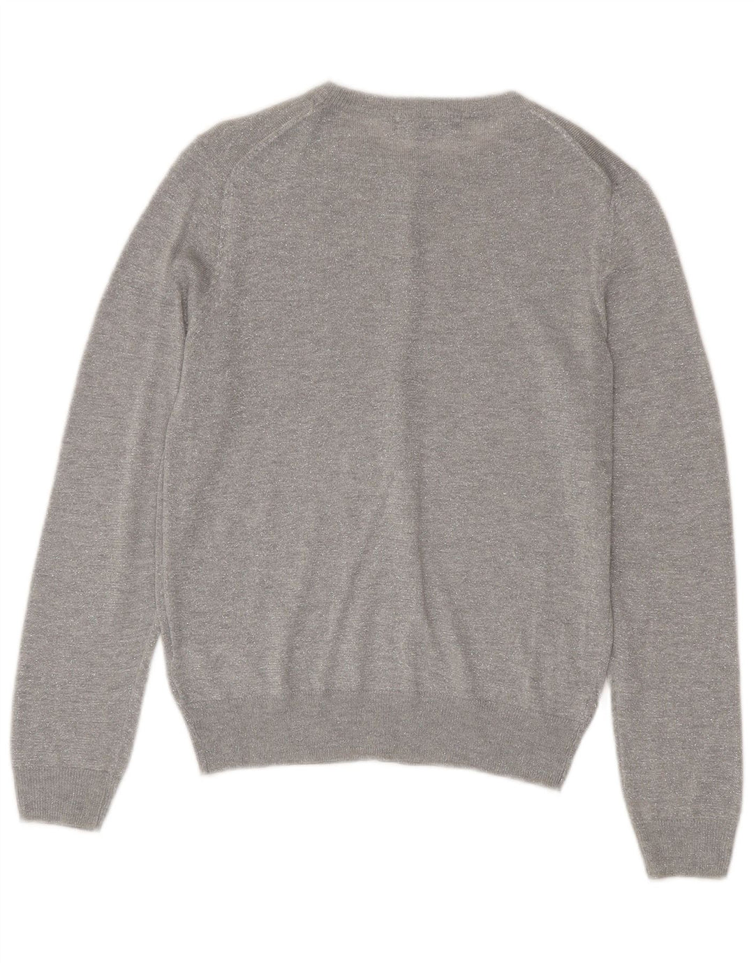 Marks & Spencer - Cárdigan para mujer, talla 40, viscosa moteada plateada mediana