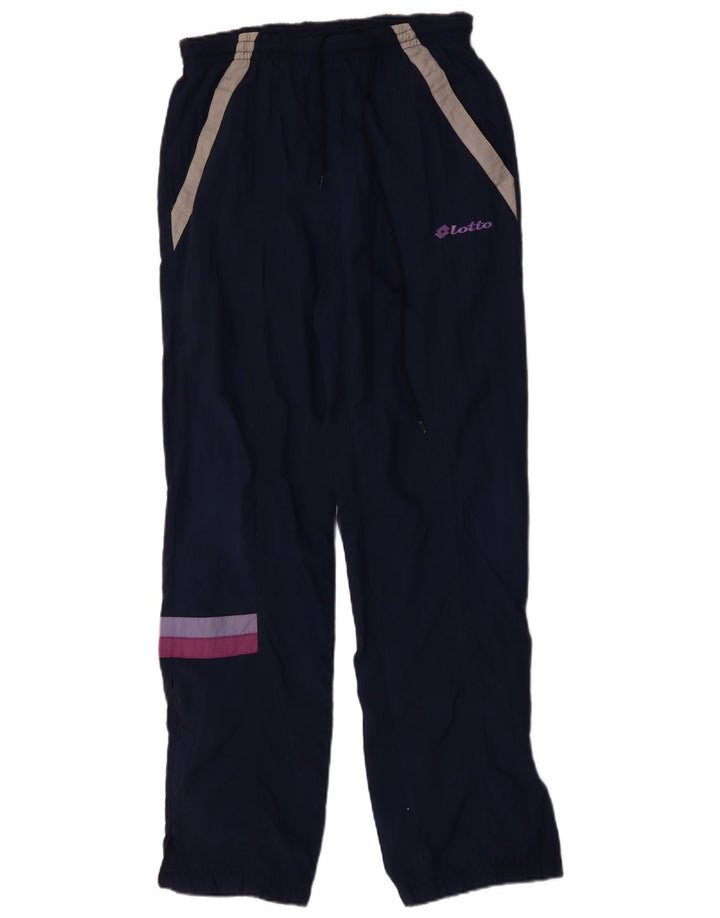LOTTO Pantalón de Chándal Hombre Small Azul Marino Colorblock Poliéster