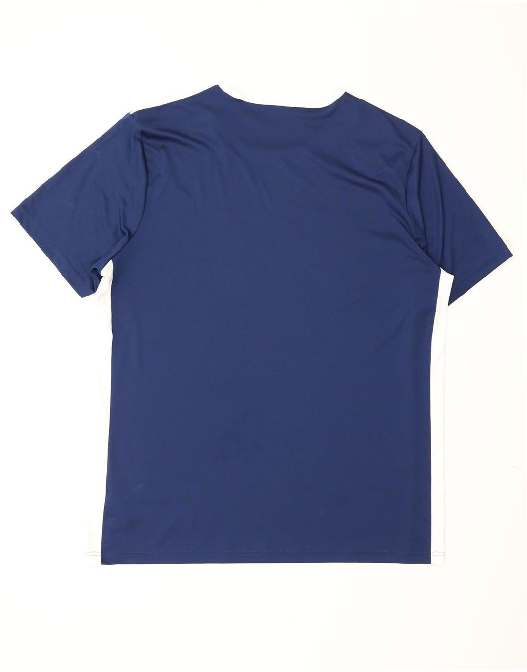 Adidas Hombre Climalite Camiseta Top XL Azul Marino Colorblock Poliéster