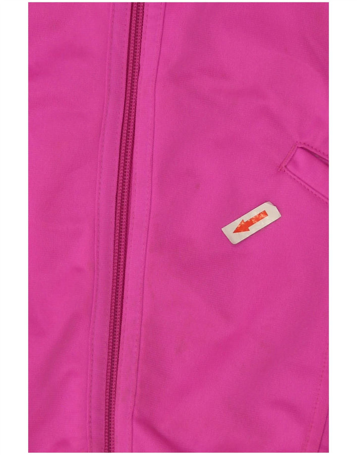 Diadora Chaqueta de chándal para mujer UK 44 Poliéster rosa medio