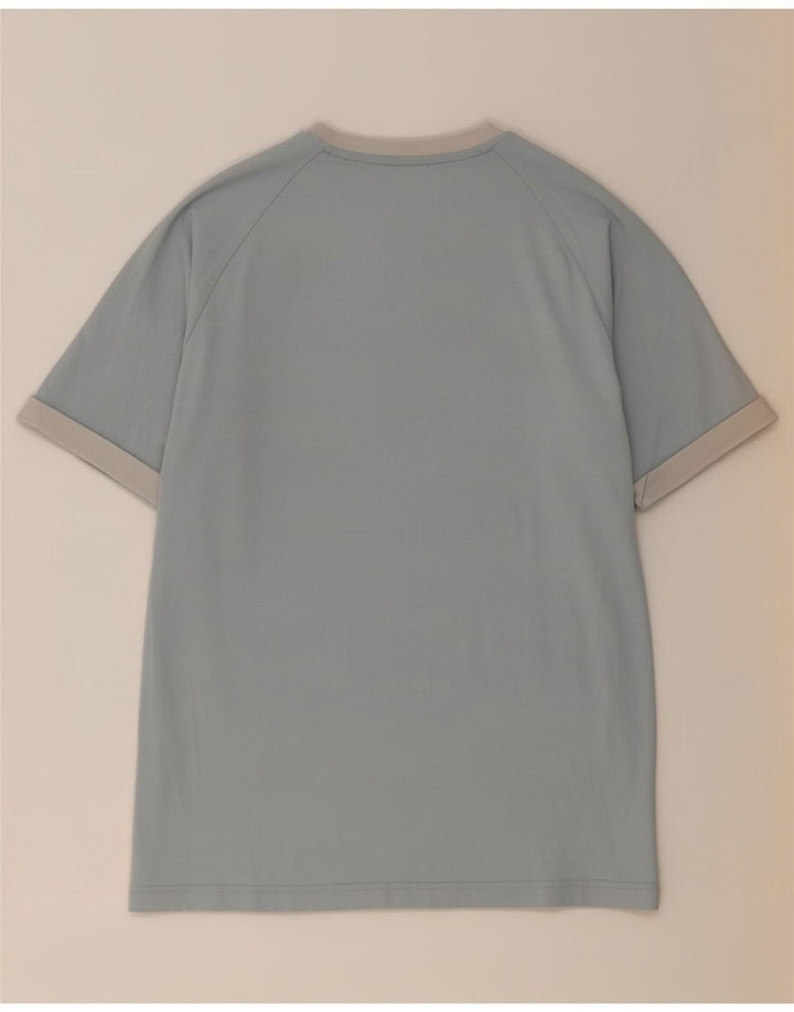 Camiseta Adidas Hombre Top Azul Medio Algodón