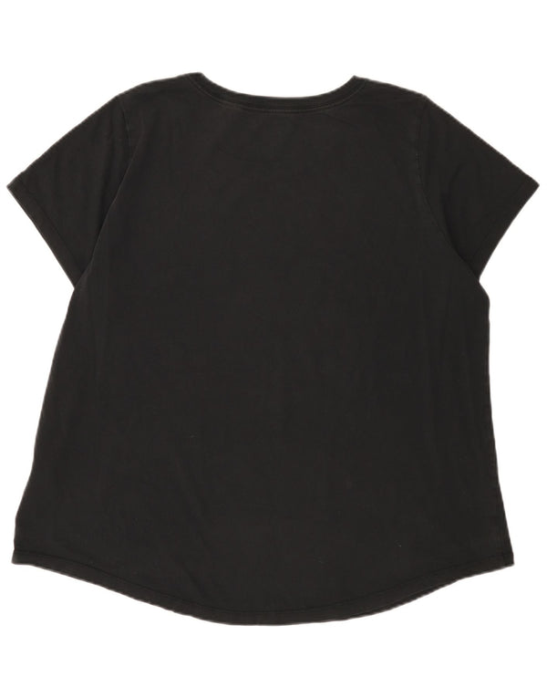 Nike Camiseta gráfica para mujer UK 40 XL Algodón negro