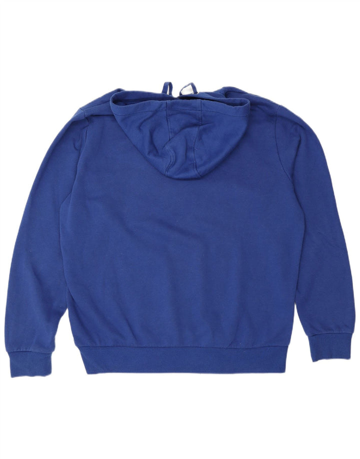 Kappa Hombre Sudadera Con Capucha Gráfica Jersey Grande Azul