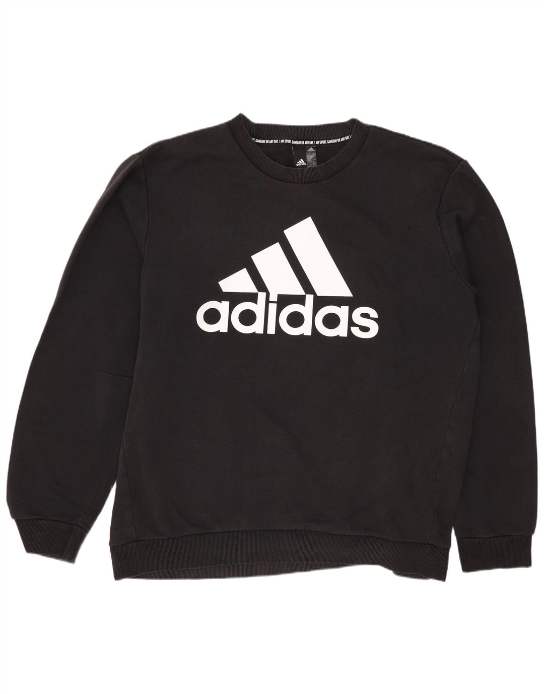 ADIDAS Sudadera gráfica para hombre Jumper XL Algodón negro