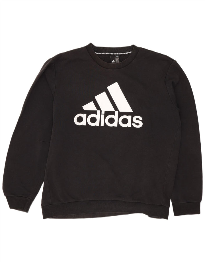 ADIDAS Sudadera gráfica para hombre Jumper XL Algodón negro