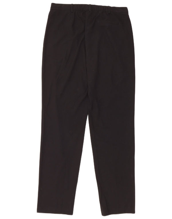 Marks & Spencer Pantalones chinos de cintura alta para mujer UK 40 Large W34 L32 Negro