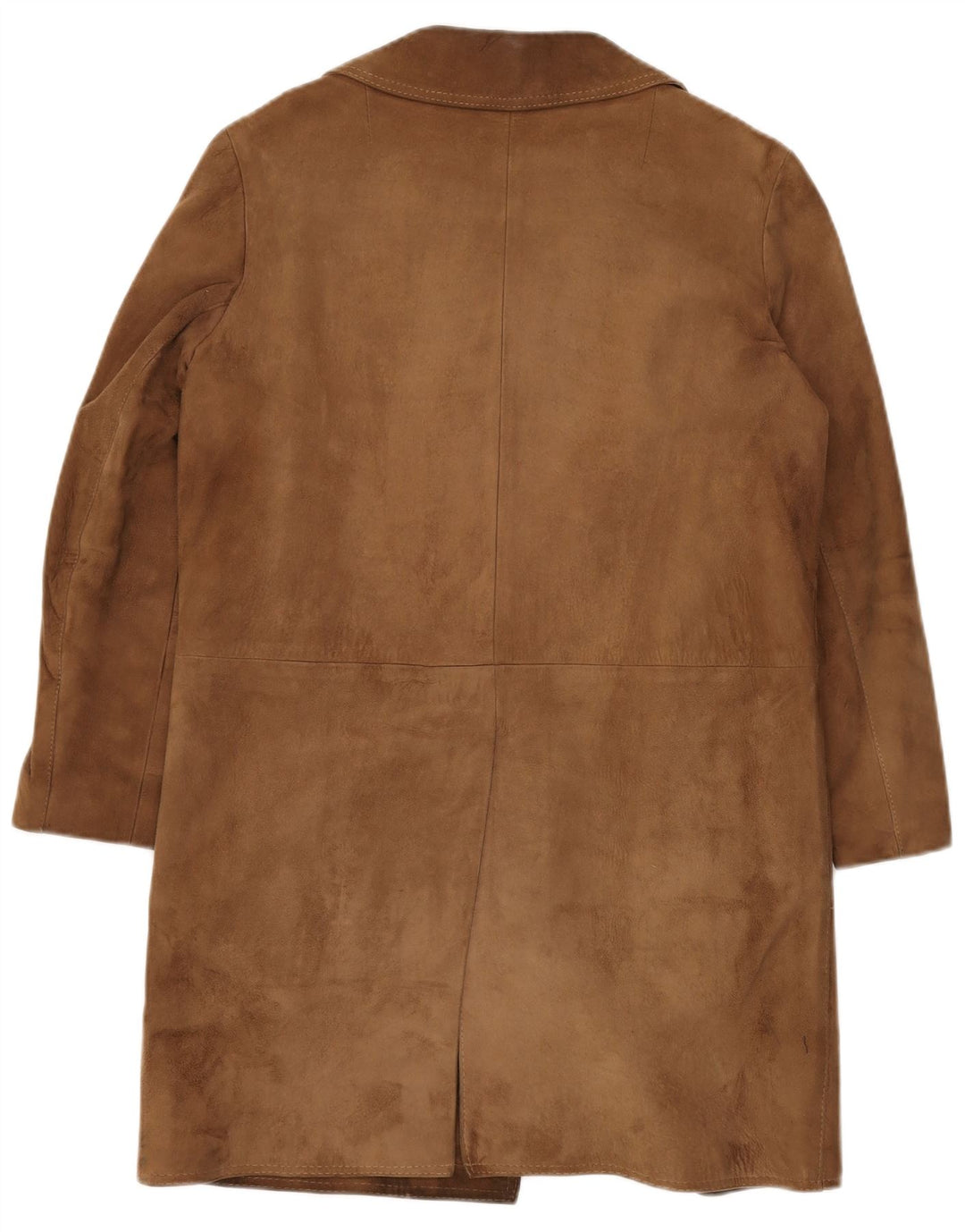 VINTAGE Mujer Sherpa Ante Abrigo EU 38 Medio Beige