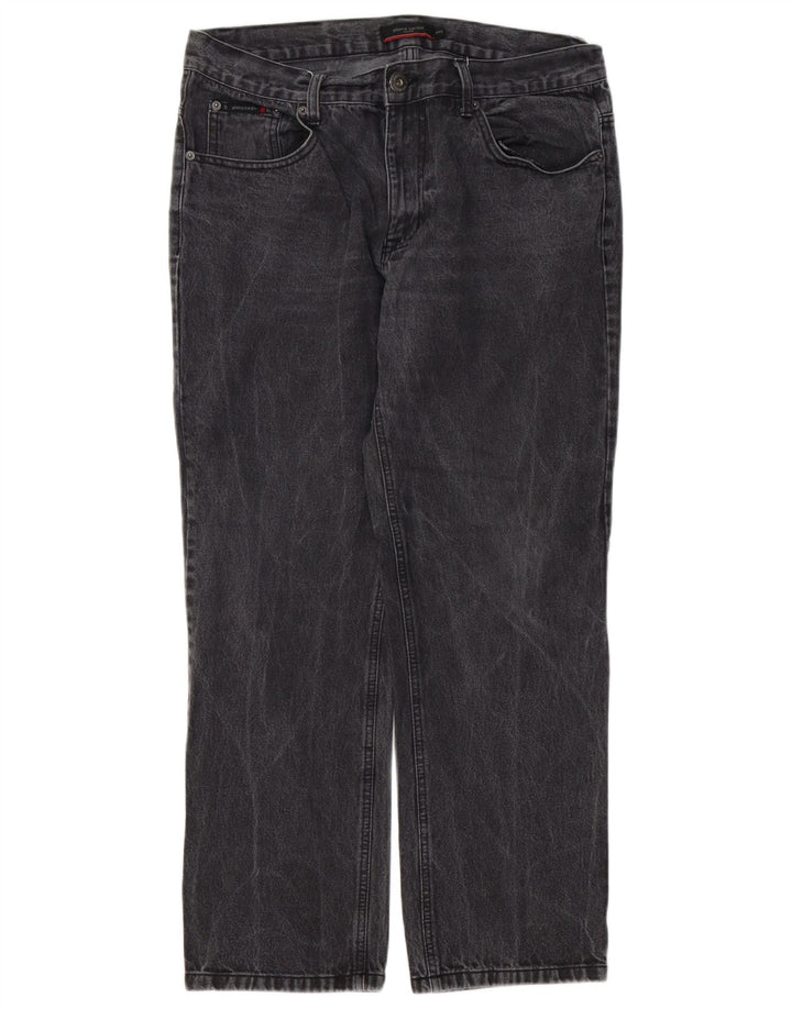 Pierre Cardin Vaqueros rectos para hombre W34 L28 Algodón gris
