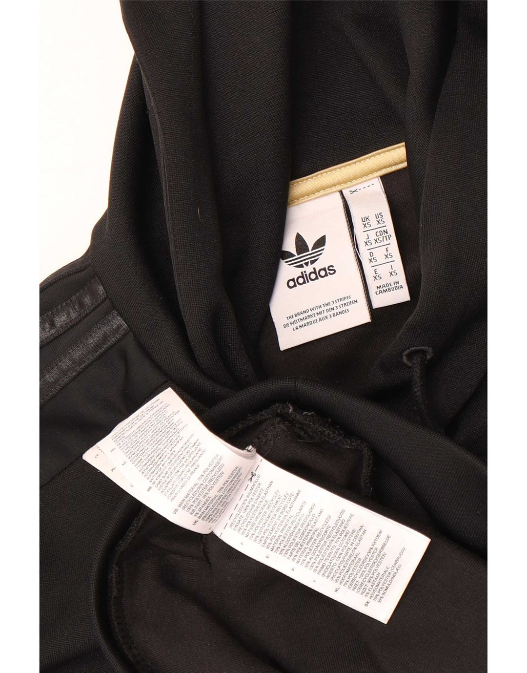 Adidas Hombre Graphic Sudadera con capucha Jumper XS Negro Poliéster