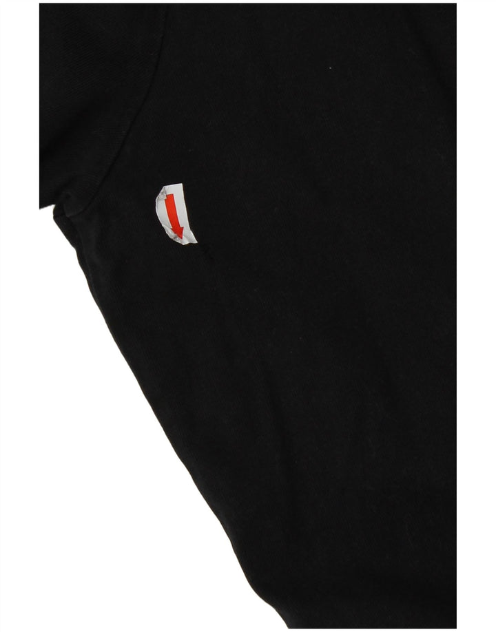 Lyle & Scott Camiseta de manga larga para hombre de algodón negro mediano