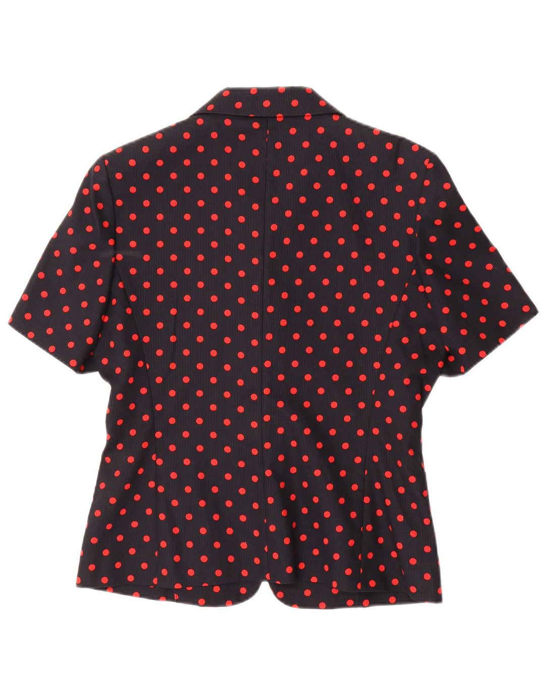 MELROSE Chaqueta tipo blazer de manga corta para mujer IT 44 Mediana con lunares negros