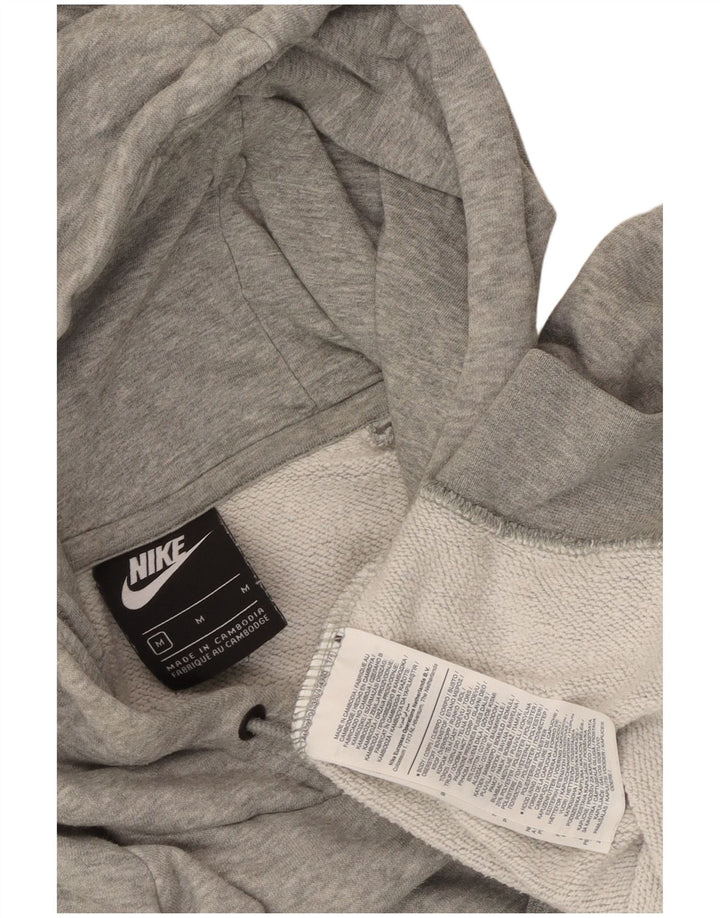 Nike - Sudadera con capucha para mujer, talla 40, algodón gris medio