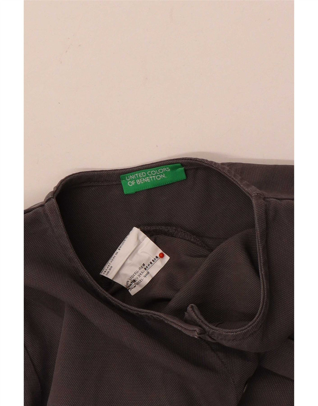 Benetton Mono Niña 7-8 Años Lyocell Gris Medio