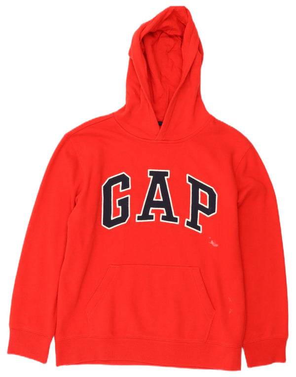 Gap - Sudadera con capucha para niños, 11-12 años, 2XL, algodón rojo