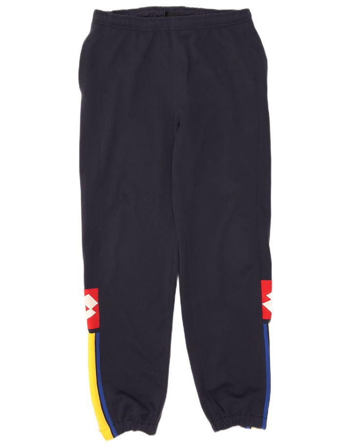 Lotto Chándal Completo Con Gráfico Para Hombre Poliéster Color Block Azul Marino Grande
