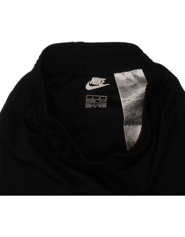 NIKE Boys Sport Shorts 6-7 Years Large  Black Polyester Vintage Nike and Second-Hand Nike from Messina Hembry 
