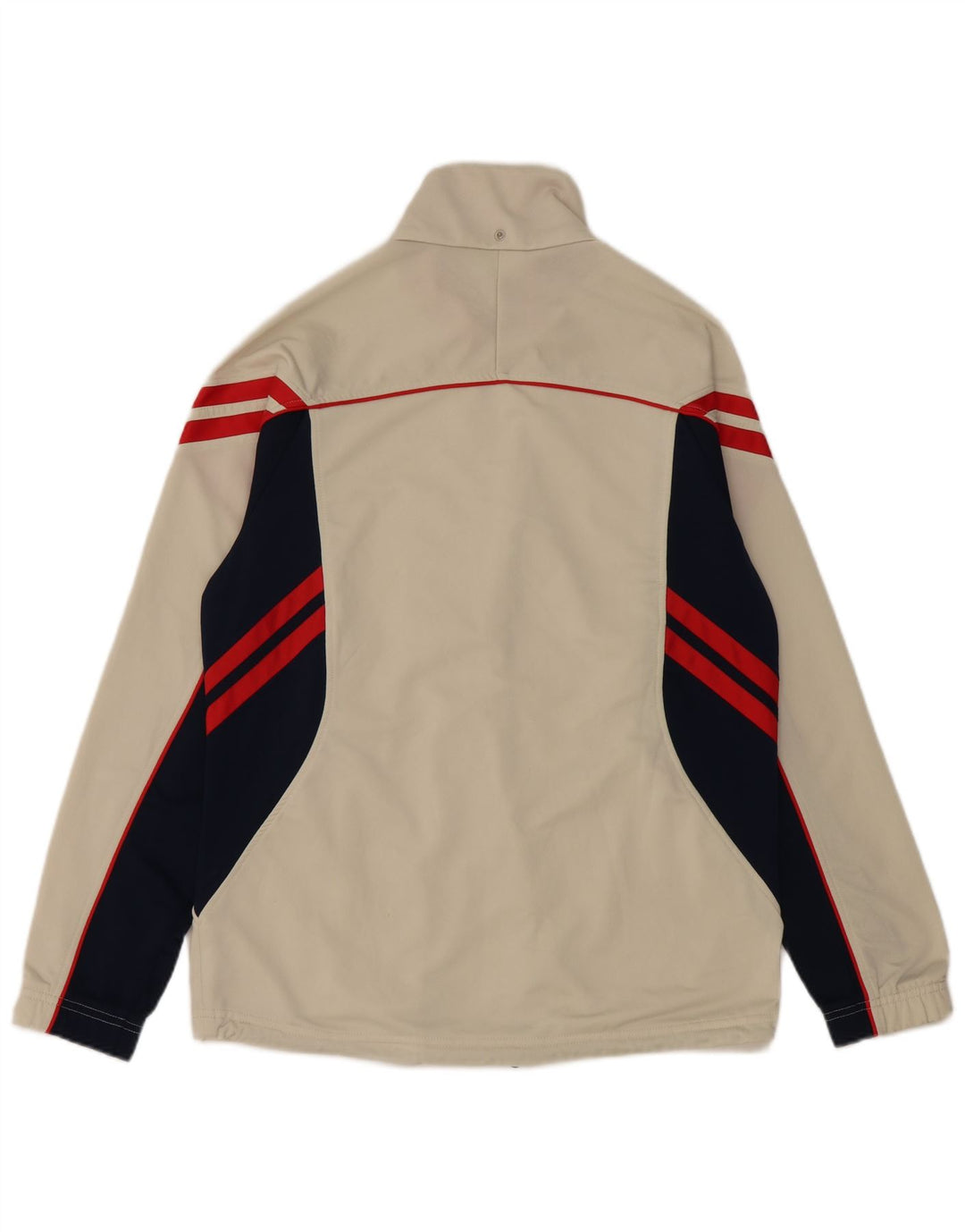 Asics Hombre Chándal Top Chaqueta Poliéster Color Block Medio Beige