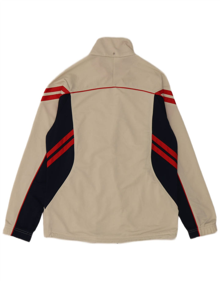 Asics Hombre Chándal Top Chaqueta Poliéster Color Block Medio Beige