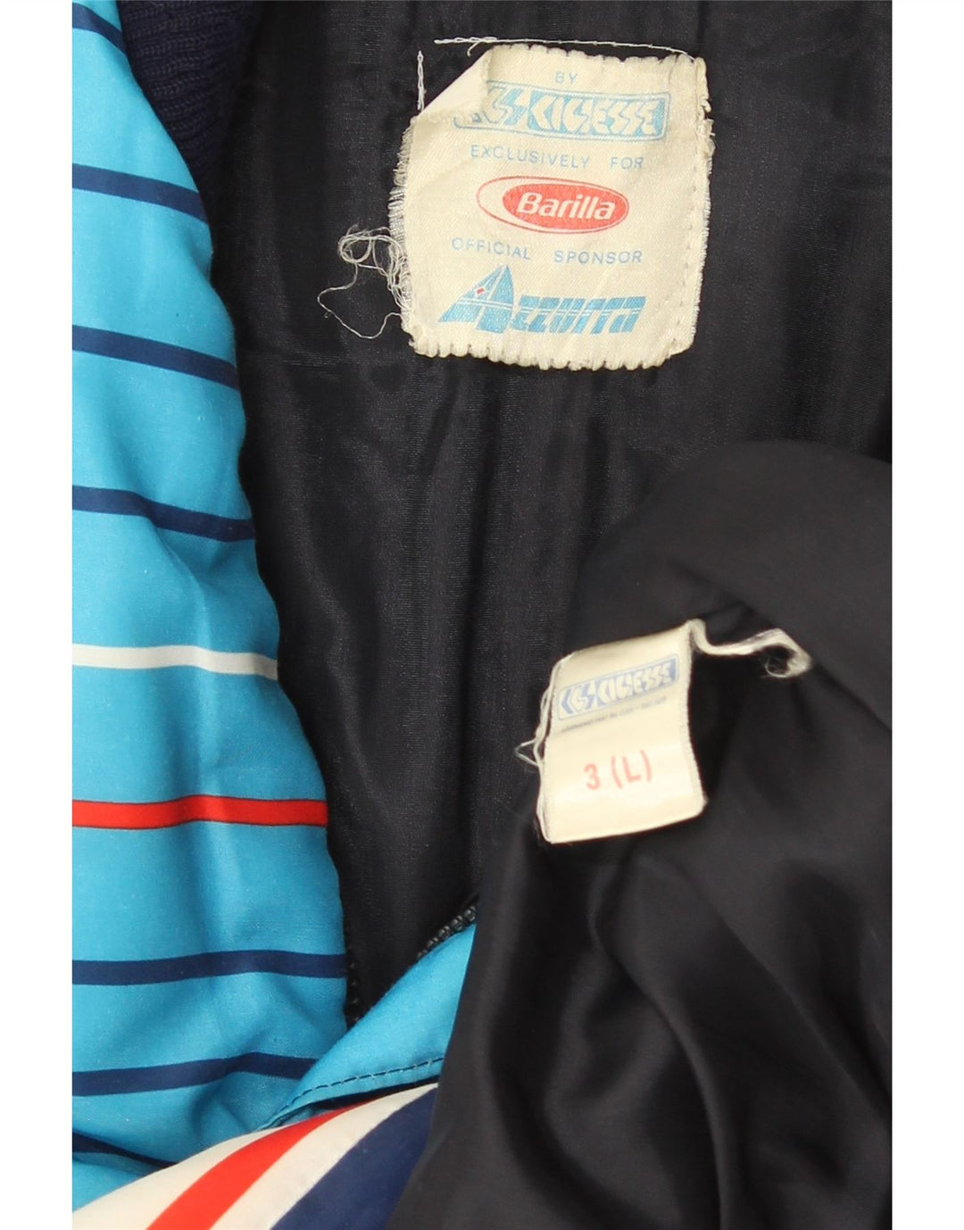 Azzurra Chaleco acolchado para hombre UK 40 Large Poliéster color azul marino