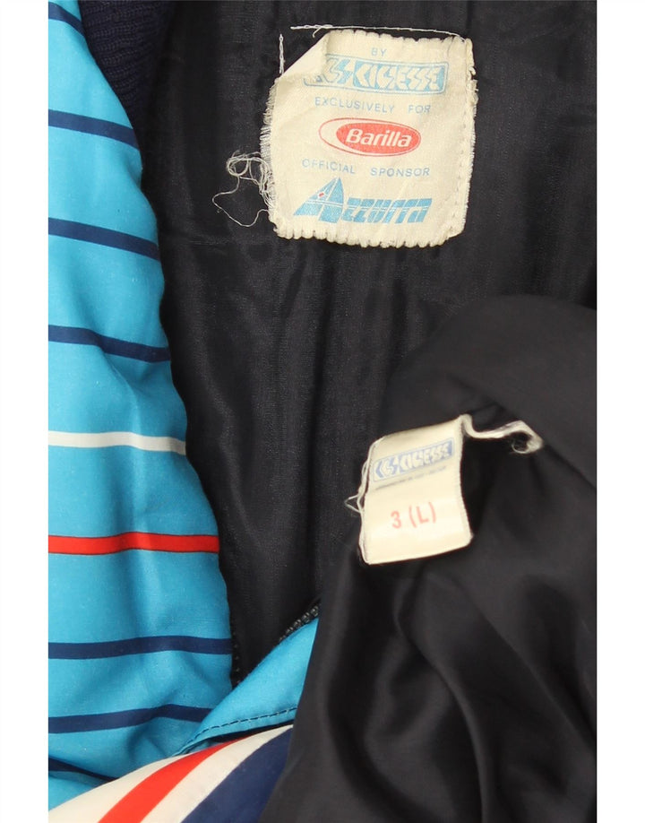 Azzurra Chaleco acolchado para hombre UK 40 Large Poliéster color azul marino