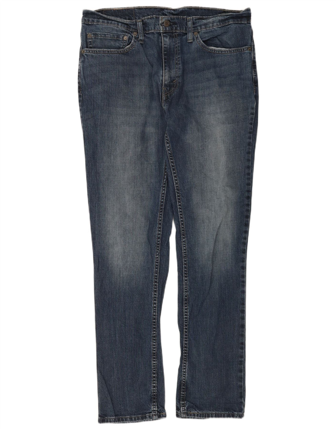 Levi's Hombre 511 Slim Jeans W34 L32 Algodón Azul
