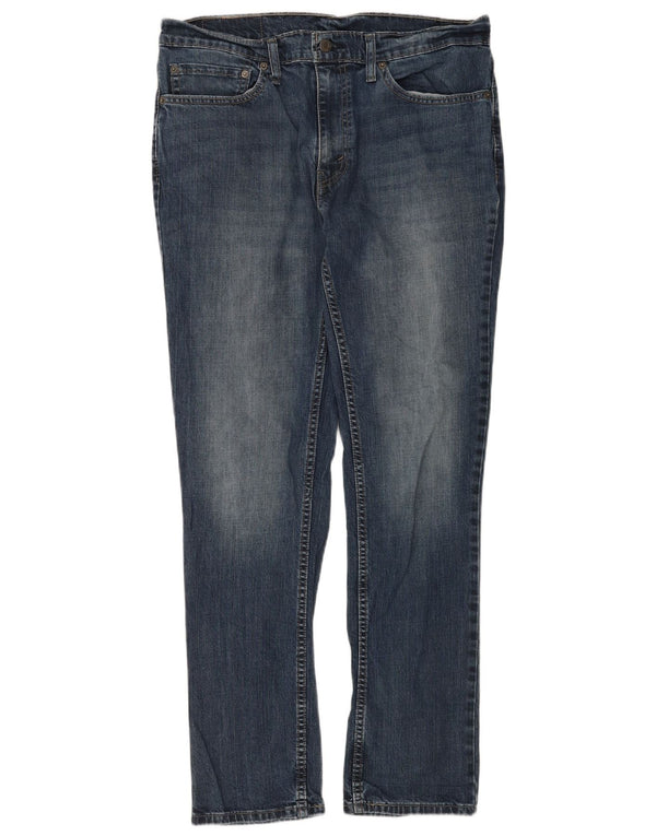 Levi's Hombre 511 Slim Jeans W34 L32 Algodón Azul