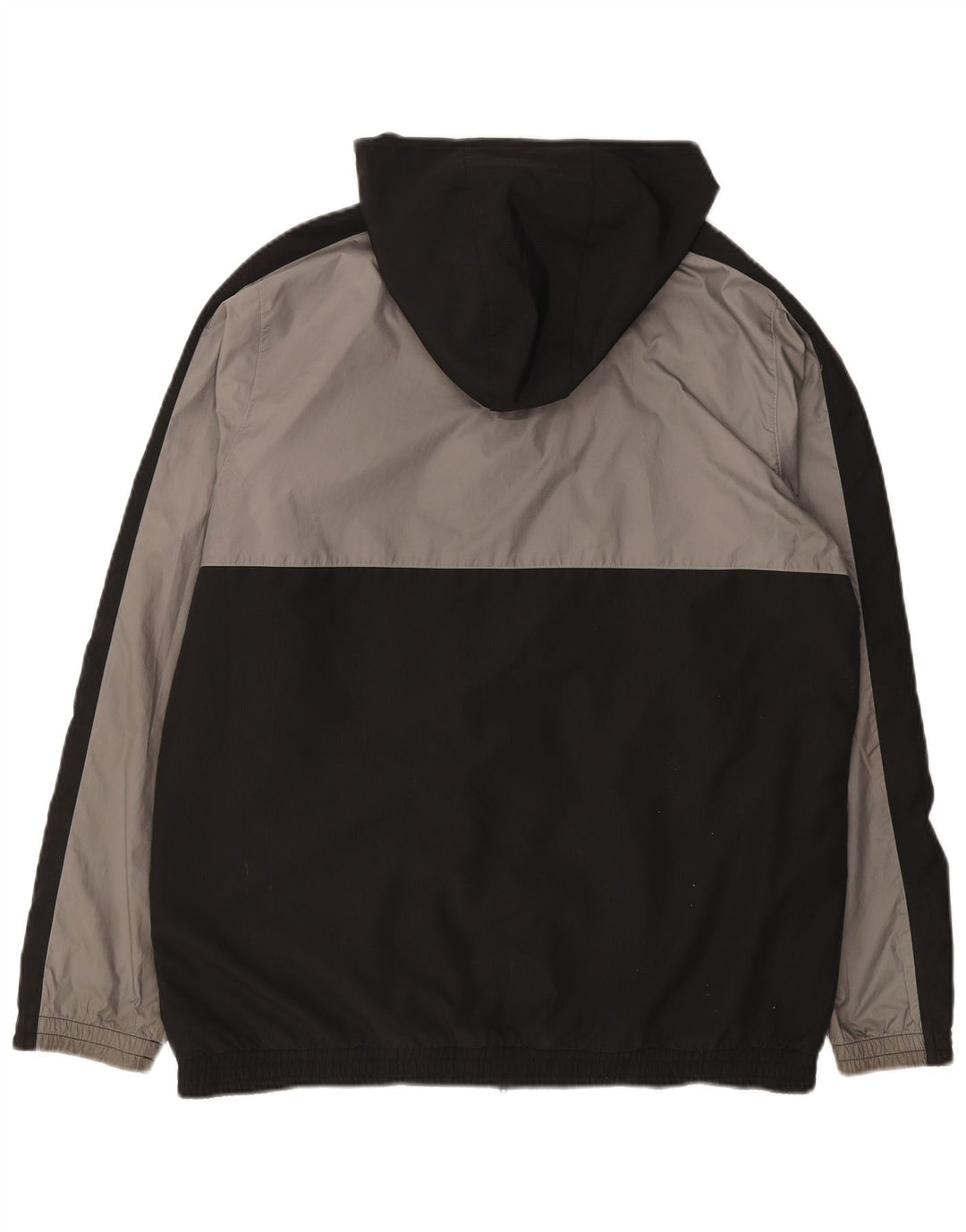 ADIDAS Mens Hooded Reversible Jacket UK 40 Large Black Polyester