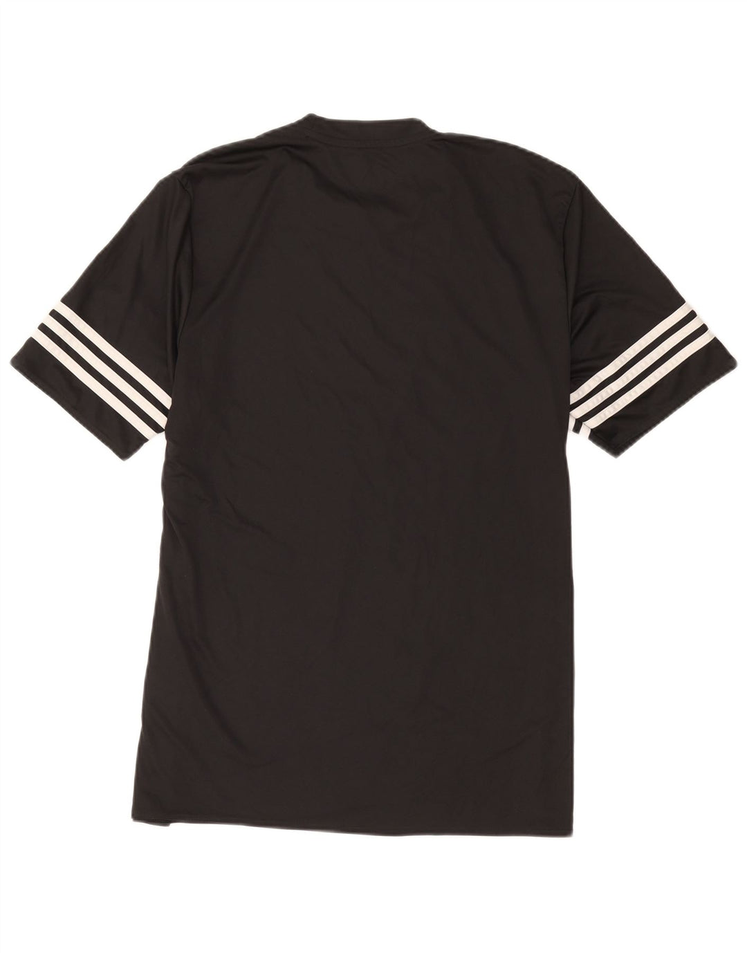 Adidas Mens Climalite Camiseta Top Grande Poliéster Negro