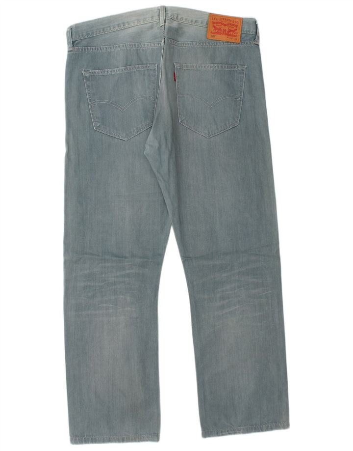 LEVI'S Jeans rectos 501 para hombre W36 L29 Algodón azul