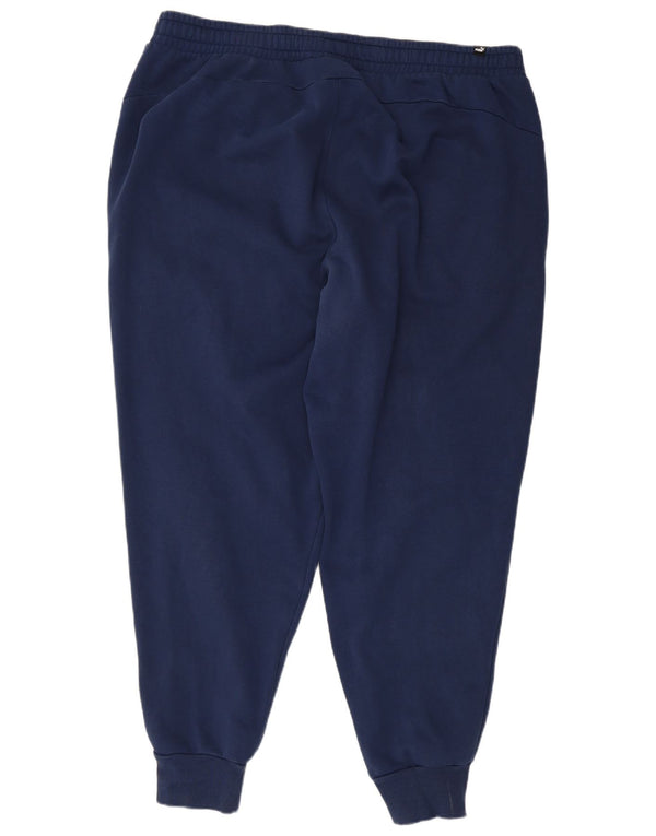 Puma Pantalones de Chándal para Hombre Joggers 3XL Azul Marino Algodón