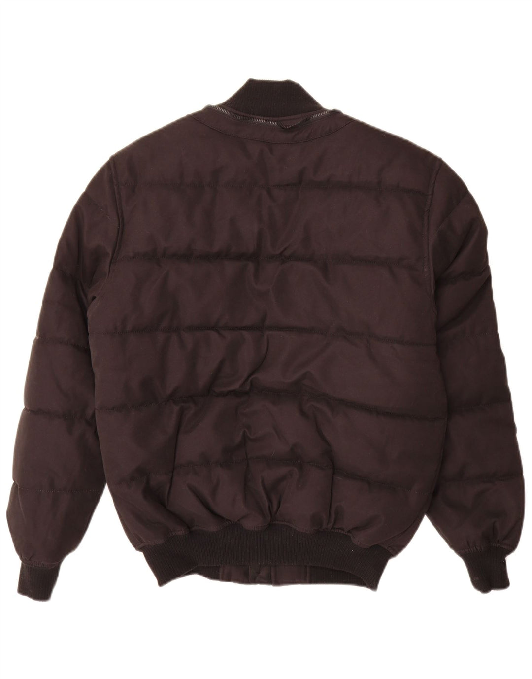 Zara Chaqueta Acolchada Hombre UK 36 Small Poliéster Negro