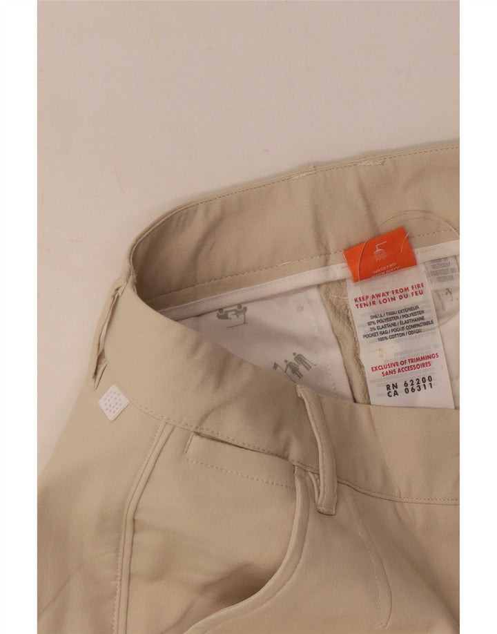 Pantalón Capri Mujer Puma W28 L20 Poliéster Beige
