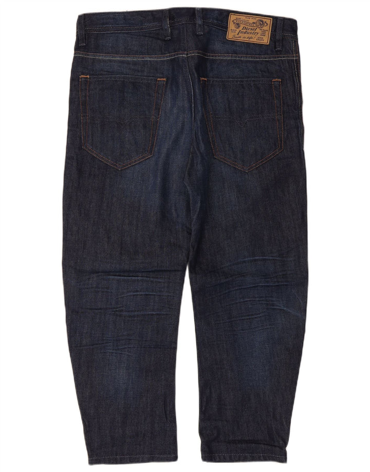 Diesel Zanahoria Regular Capri Jeans para Hombre W32 L22 Algodón Azul Marino