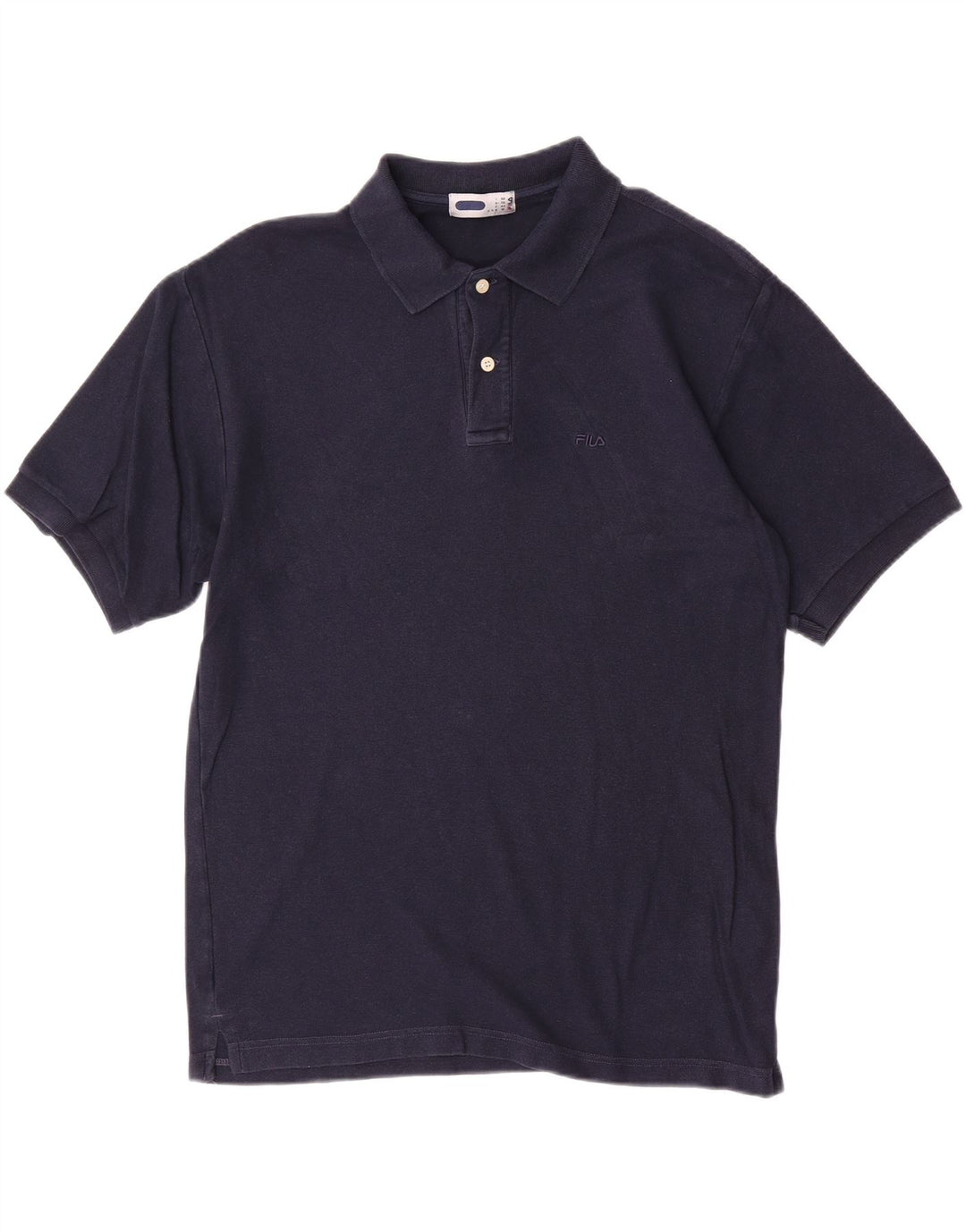 FILA Polo para hombre IT 50 Medium Azul Marino Algodón