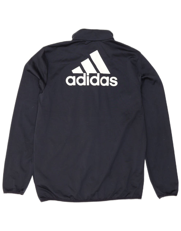 Adidas - Chaqueta de chándal Primegreen Graphic para niños, 15-16 años, Azul Marino