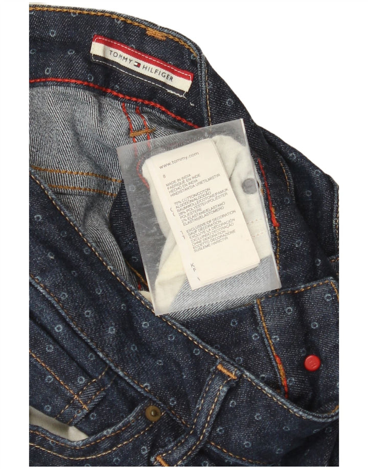 TOMMY HILFIGER Pantalones casuales para mujer US 8 Medium W30 L30 Azul manchado