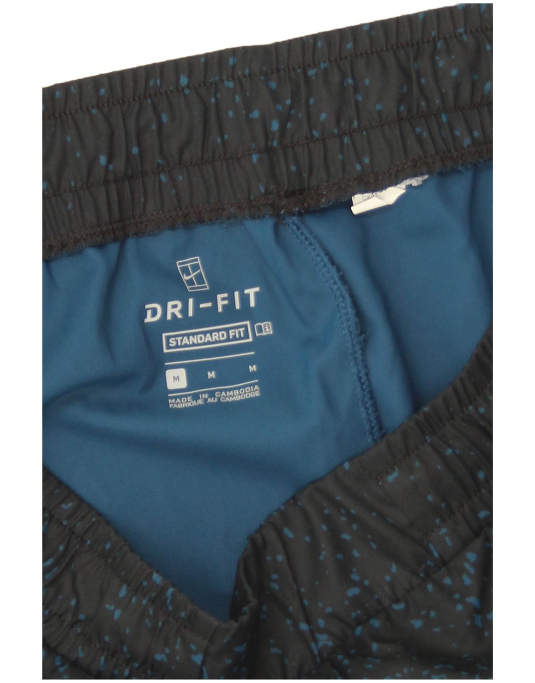 Pantalones cortos deportivos Nike para hombre en azul medio moteado